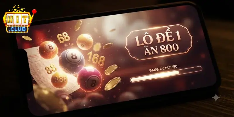 Lô đề 1 ăn 800 Hitclub cược nhỏ thắng lớn, chơi cực cuốn mỗi ngày
